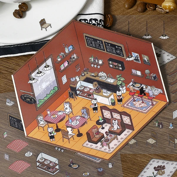 Diorama Room Sticker Sets