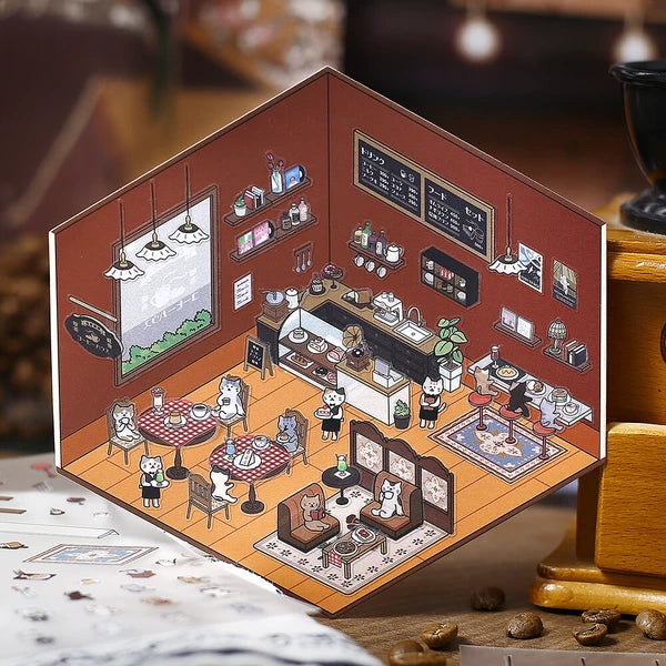 Diorama Room Sticker Sets