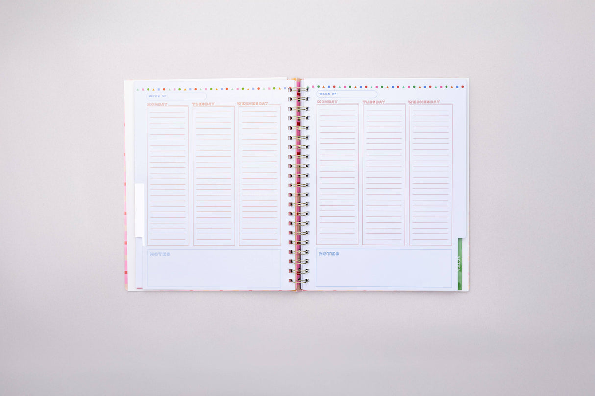 Weekly Undated Planner (Semi-Concealed), Ready for Anything