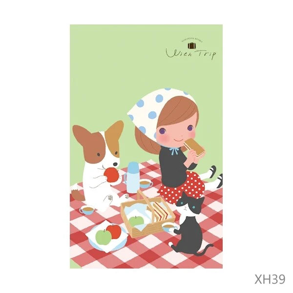 Wish Trip B6 Notebook by Ryoko Yomogida x Furukawa Shiko