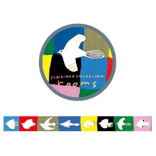 Rooms Foil Masking Tape Illustrated by Midori Asano