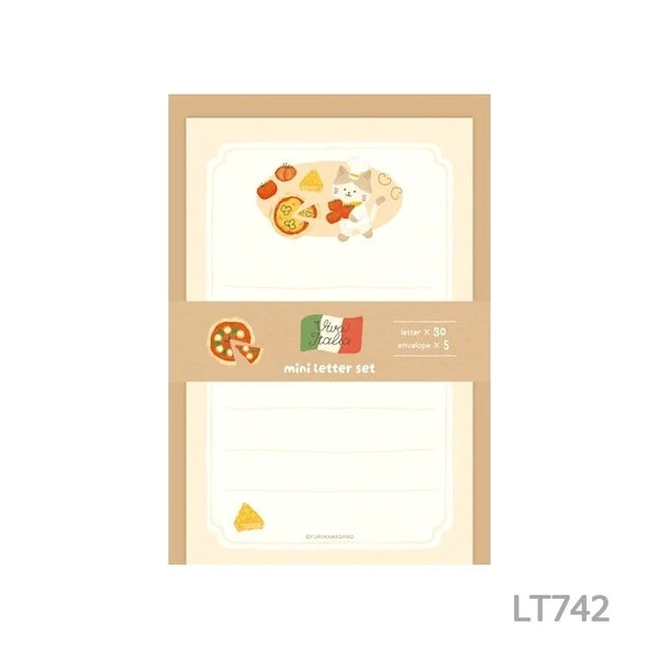 Viva Italia Mini Letter Set Japanese Mino Washi by Furukawa Shiko