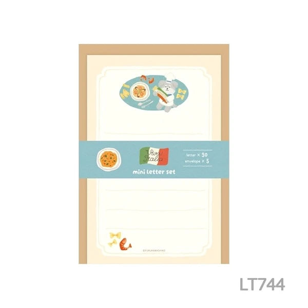 Viva Italia Mini Letter Set Japanese Mino Washi by Furukawa Shiko