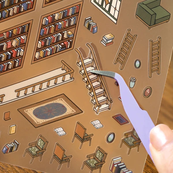 Diorama Room Sticker Sets by BGM