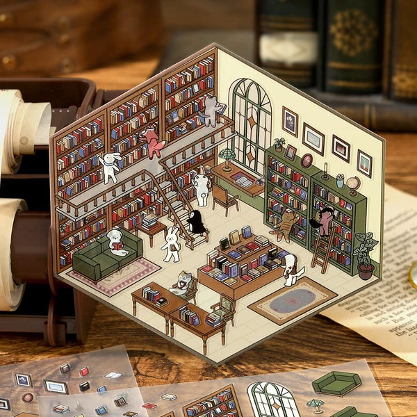 Diorama Room Sticker Sets by BGM