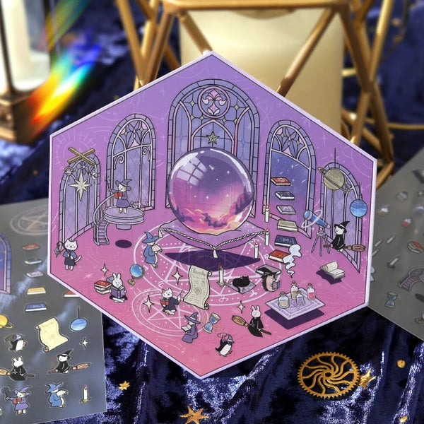 Diorama Room Sticker Sets