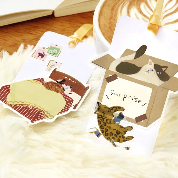 Cat Diary Flake Stickers