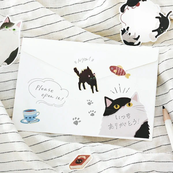 Cat Diary Flake Stickers