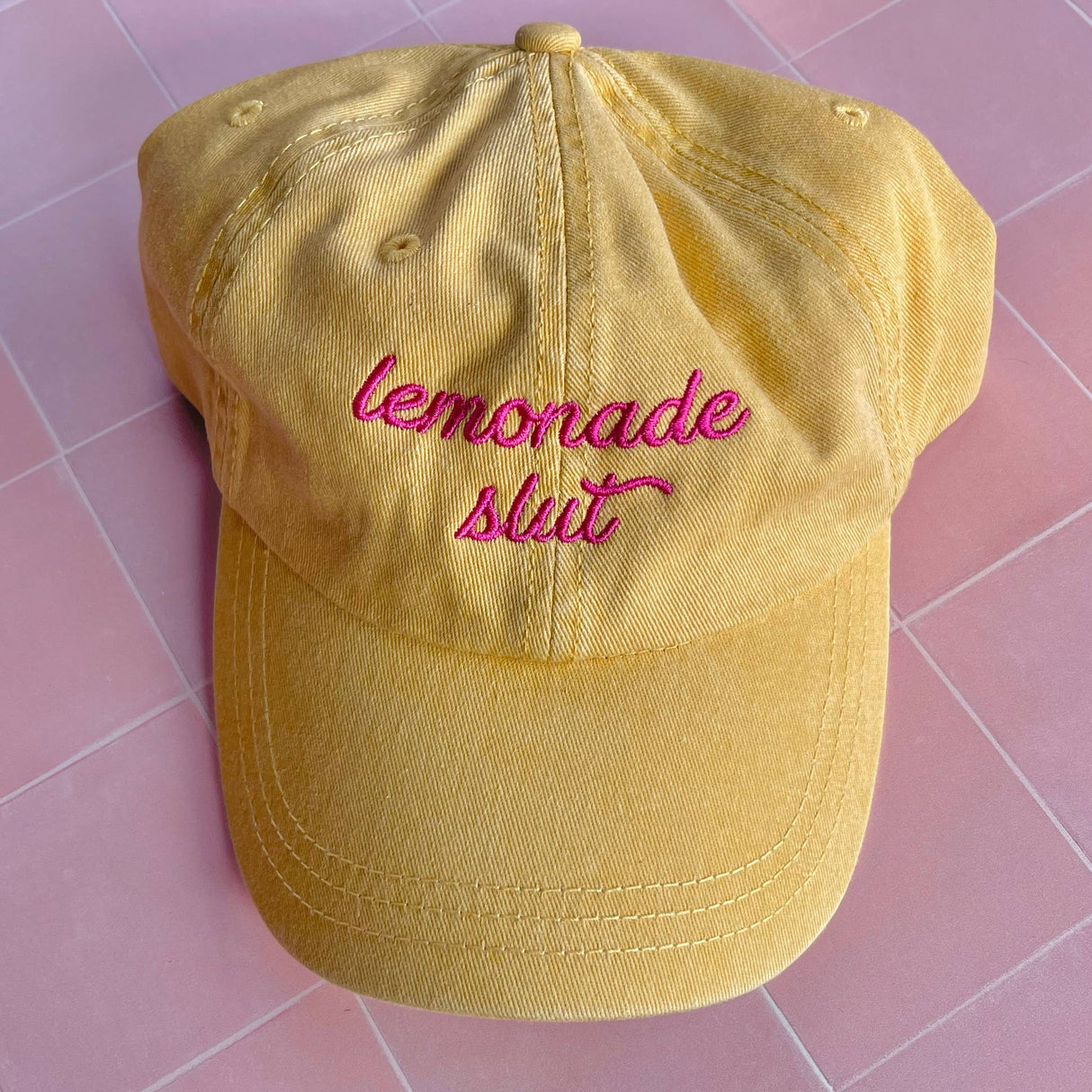 Lemonade Slut Yellow Baseball Cap