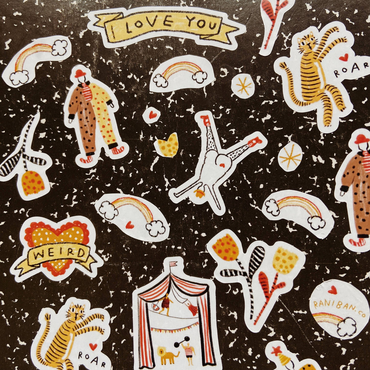 Circus Sticker Sheets