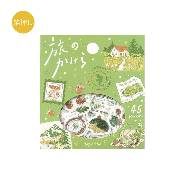 Pieces of a Journey Foil Flake Stickers by BGM Japan
