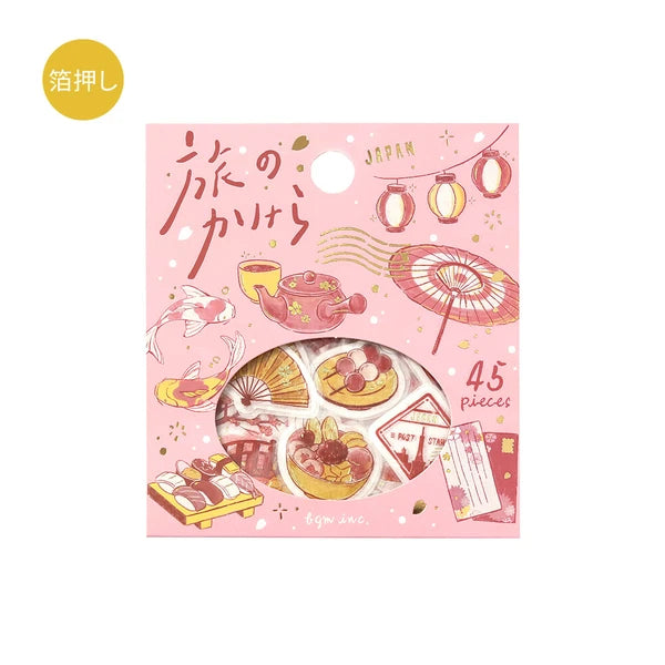 Pieces of a Journey Foil Flake Stickers by BGM Japan