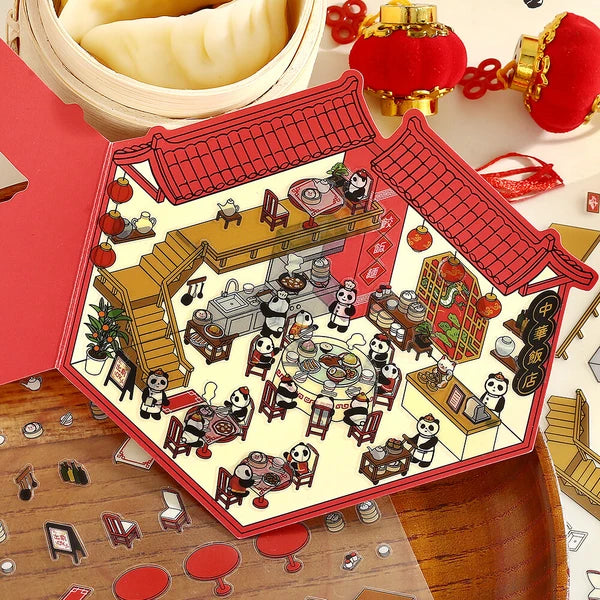 Diorama Room 2.5D Sticker Sets by BGM