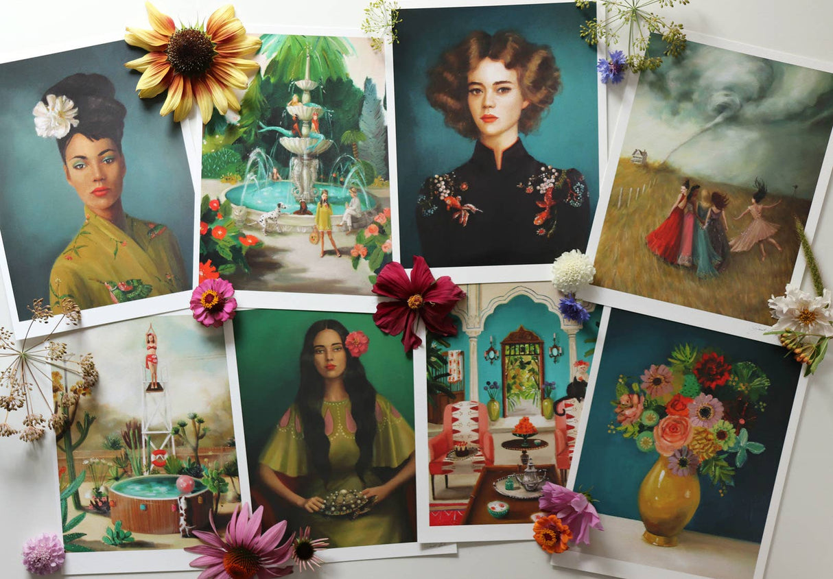 Danielle And The Devil Art Print - 8.5" X 11"