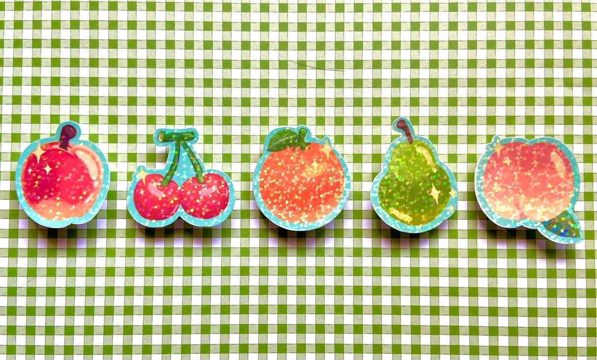 Mini Animal Crossing Fruit Sticker Packs
