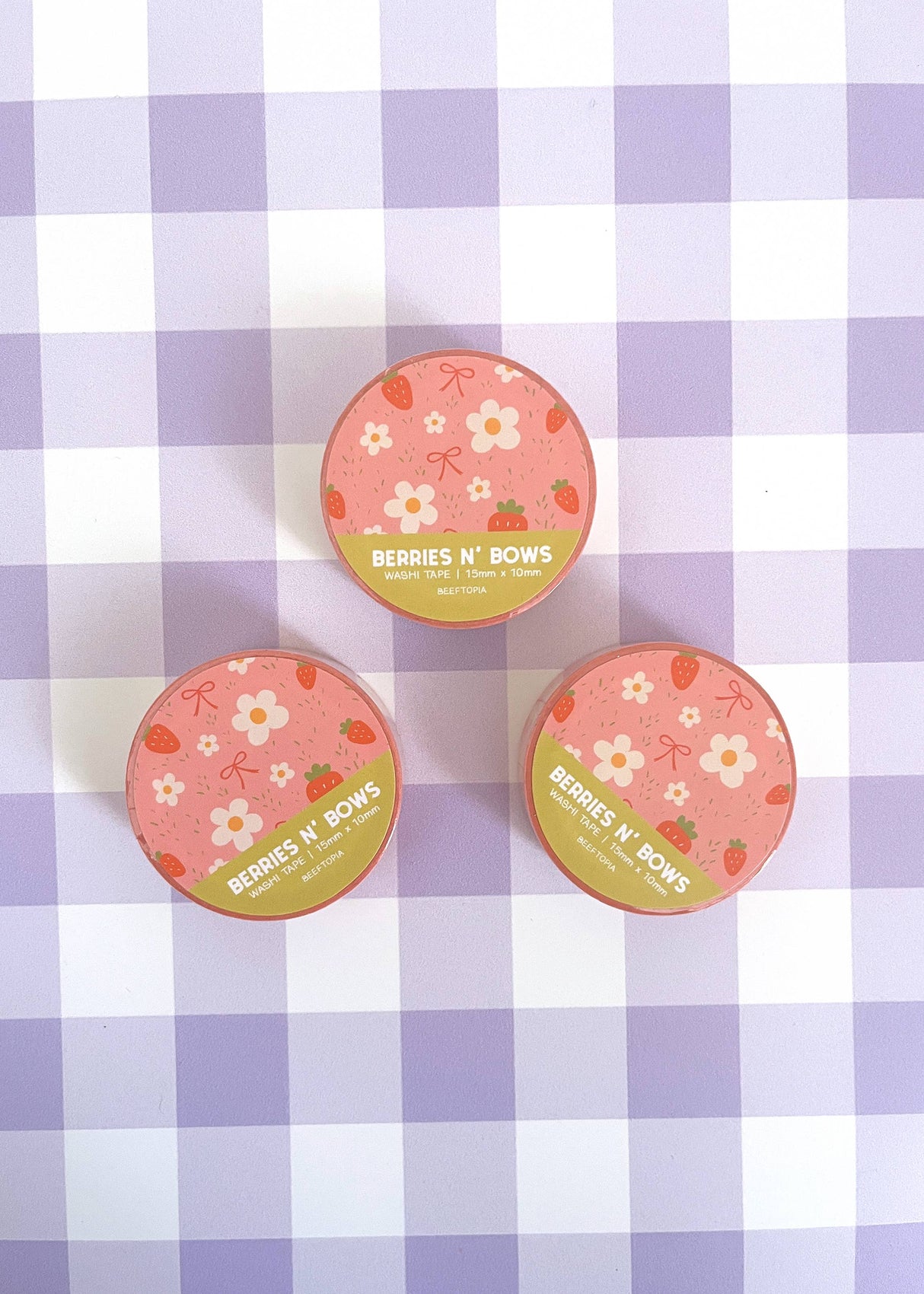 Berries n' Bows Washi Tape