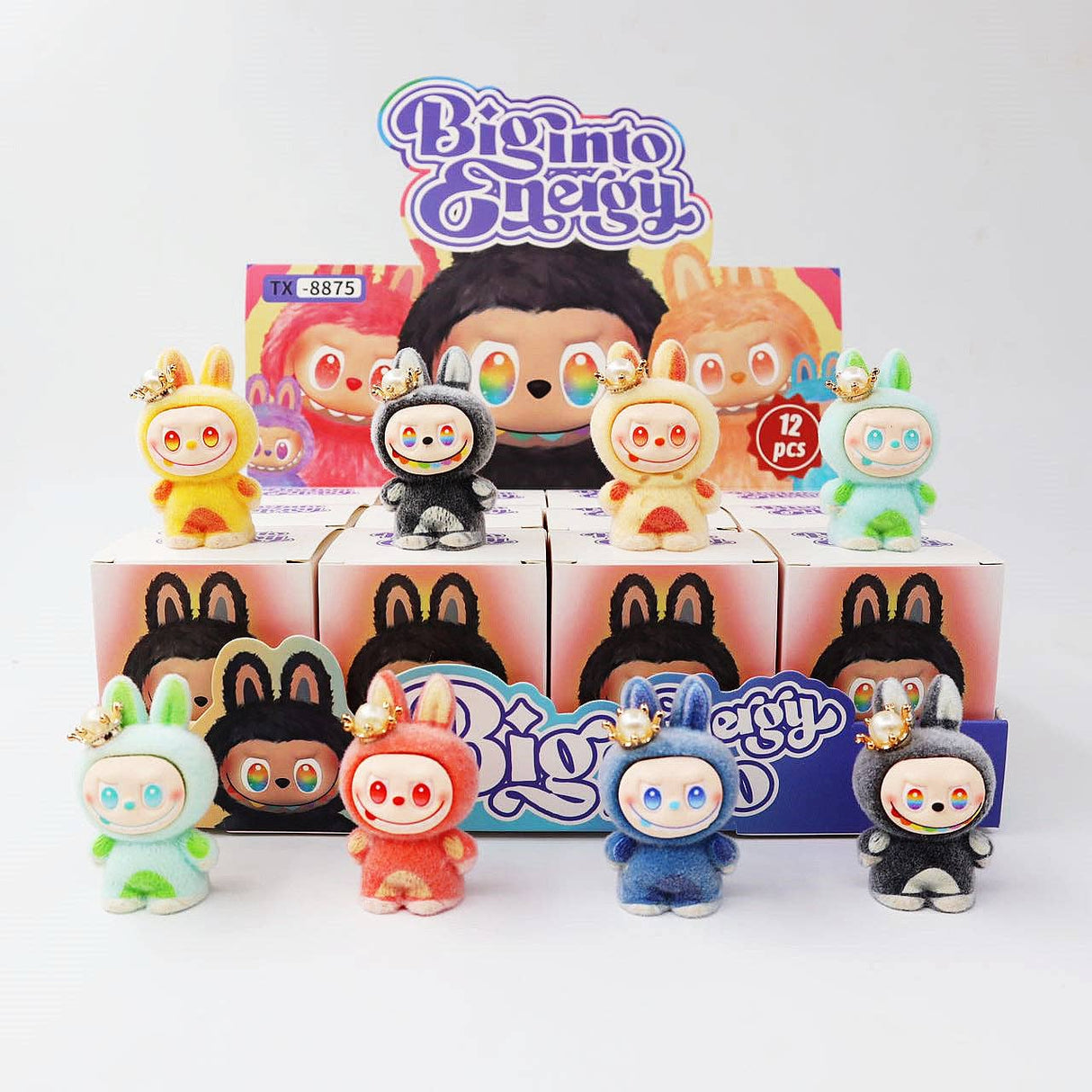 Christmas Flocked Vinyl Figure Collectible Toy Blind Box