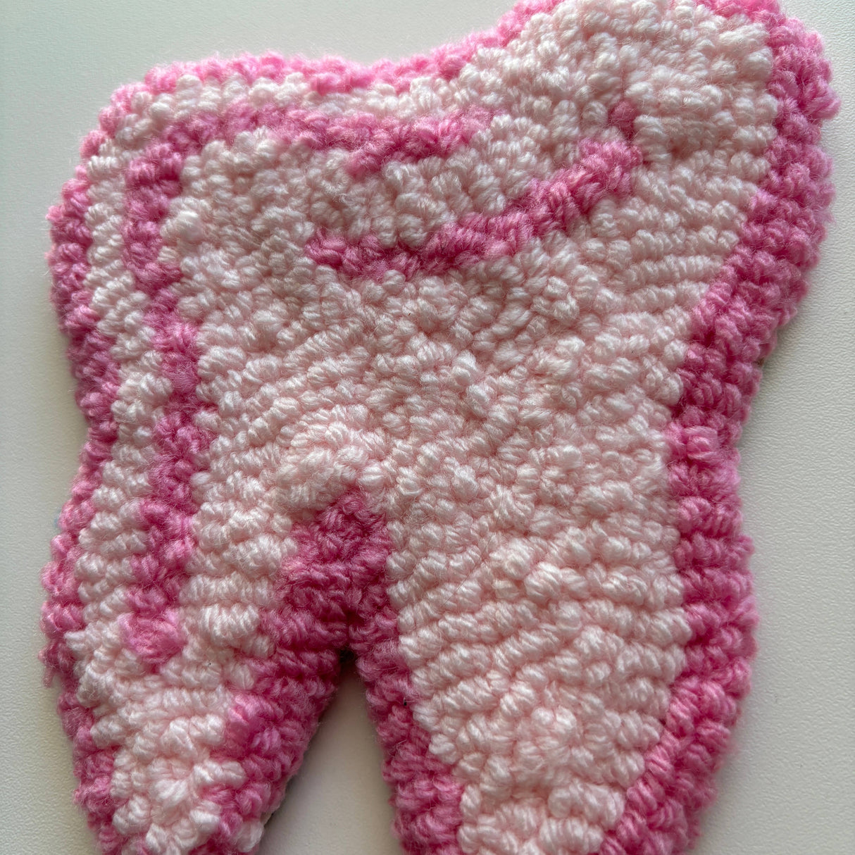 Hand Tufted Tooth Mug Rug