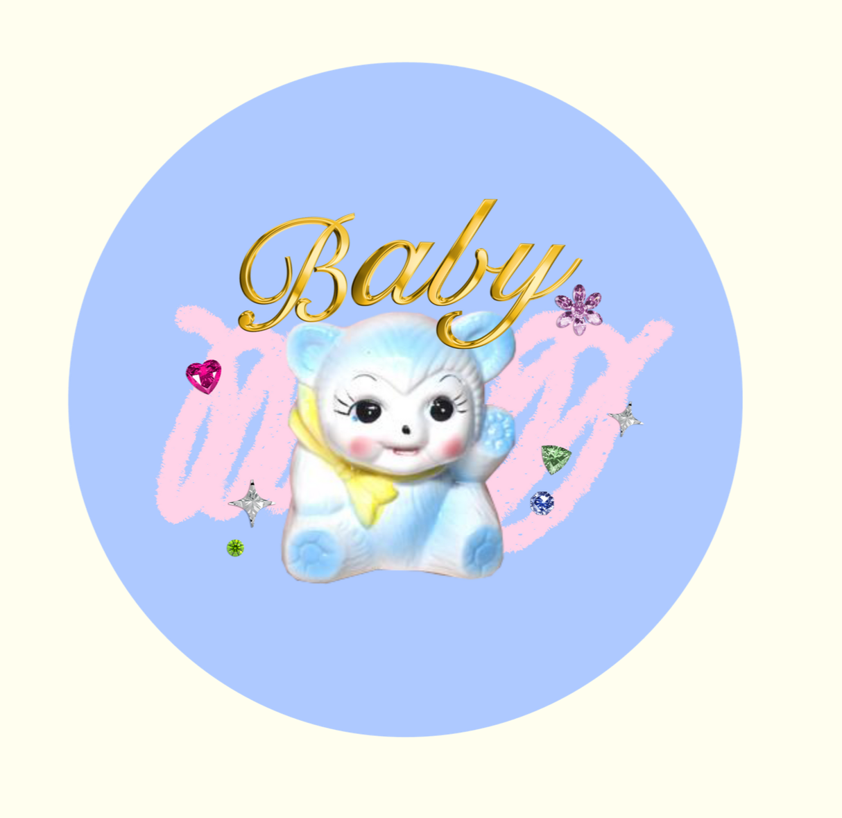 Gem Baby Pinback Button