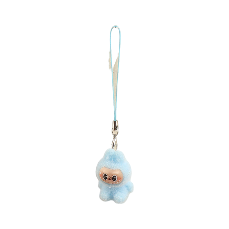 Lafufu Flocked Keychain Bag Charm
