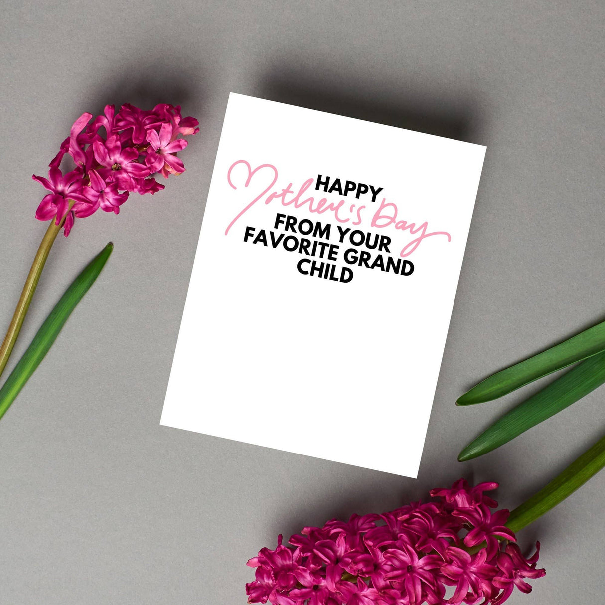 Favorite Grandchild Mother's Day Card