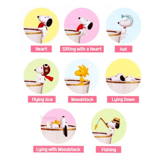 Peanuts Snoopy Cup Figure Blind Box