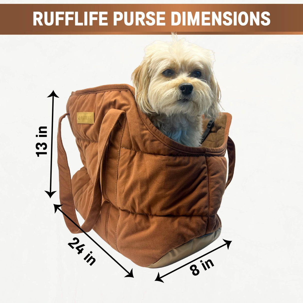 RuffLife Plush Pup Pouch, Dog Carrier