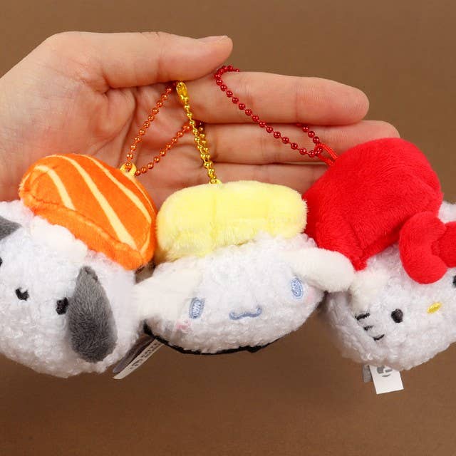 Sanrio Sushi Plush Keychain (5cm)