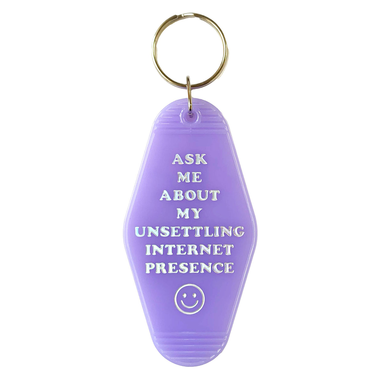 Unsettling Internet Presence Motel Keychain