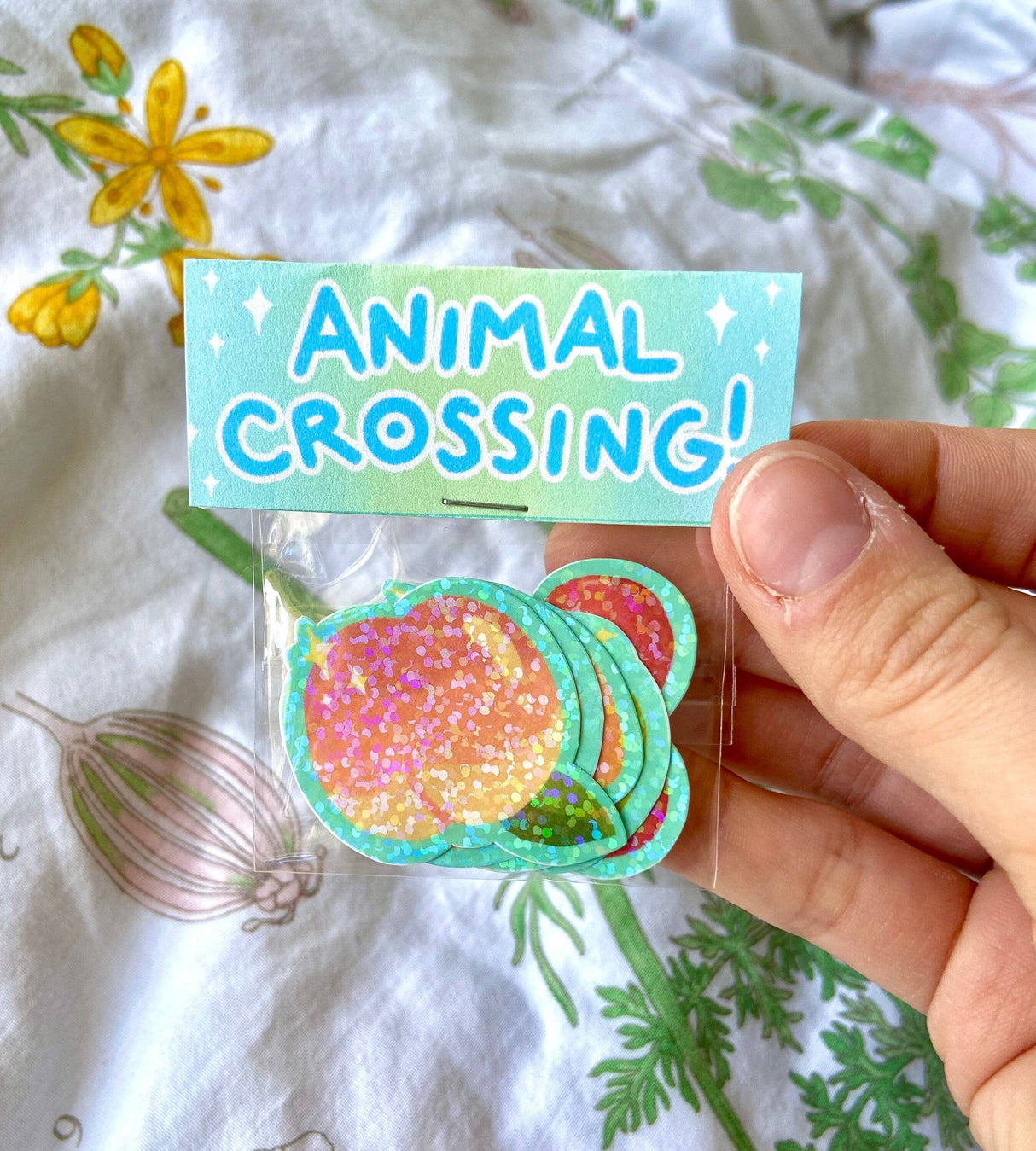 Mini Animal Crossing Fruit Sticker Packs