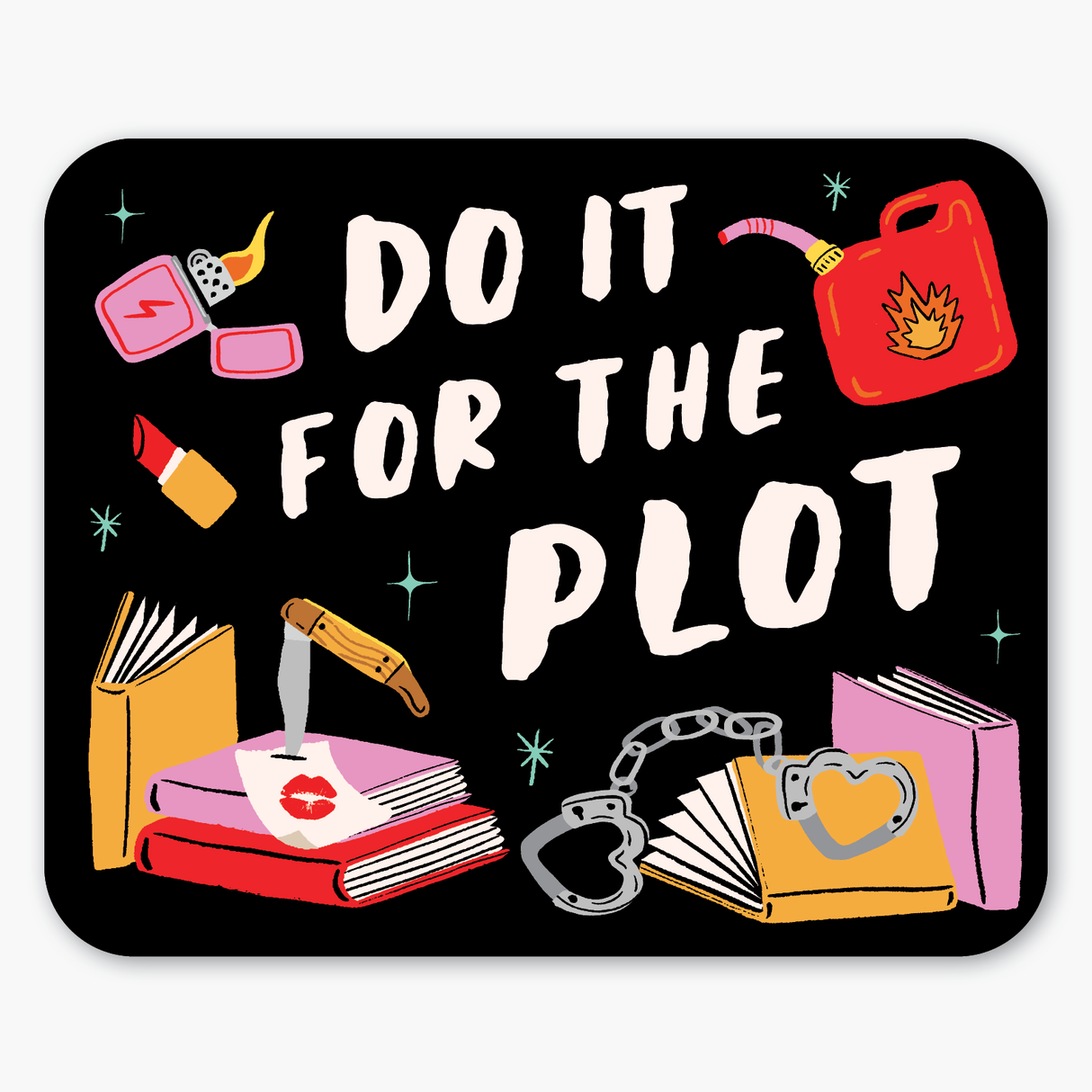 For The Plot Sticker