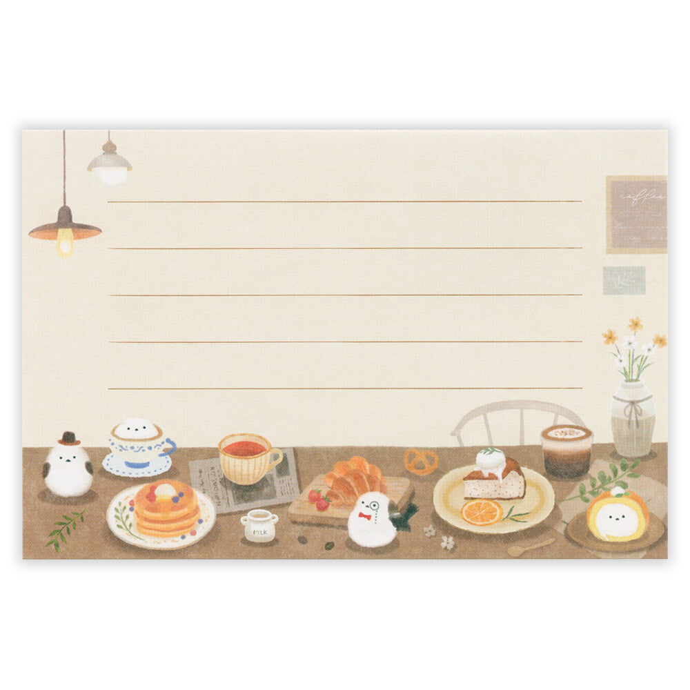 Mattari Cozy Places Animals Japanese Writing Paper Mini Letter Set