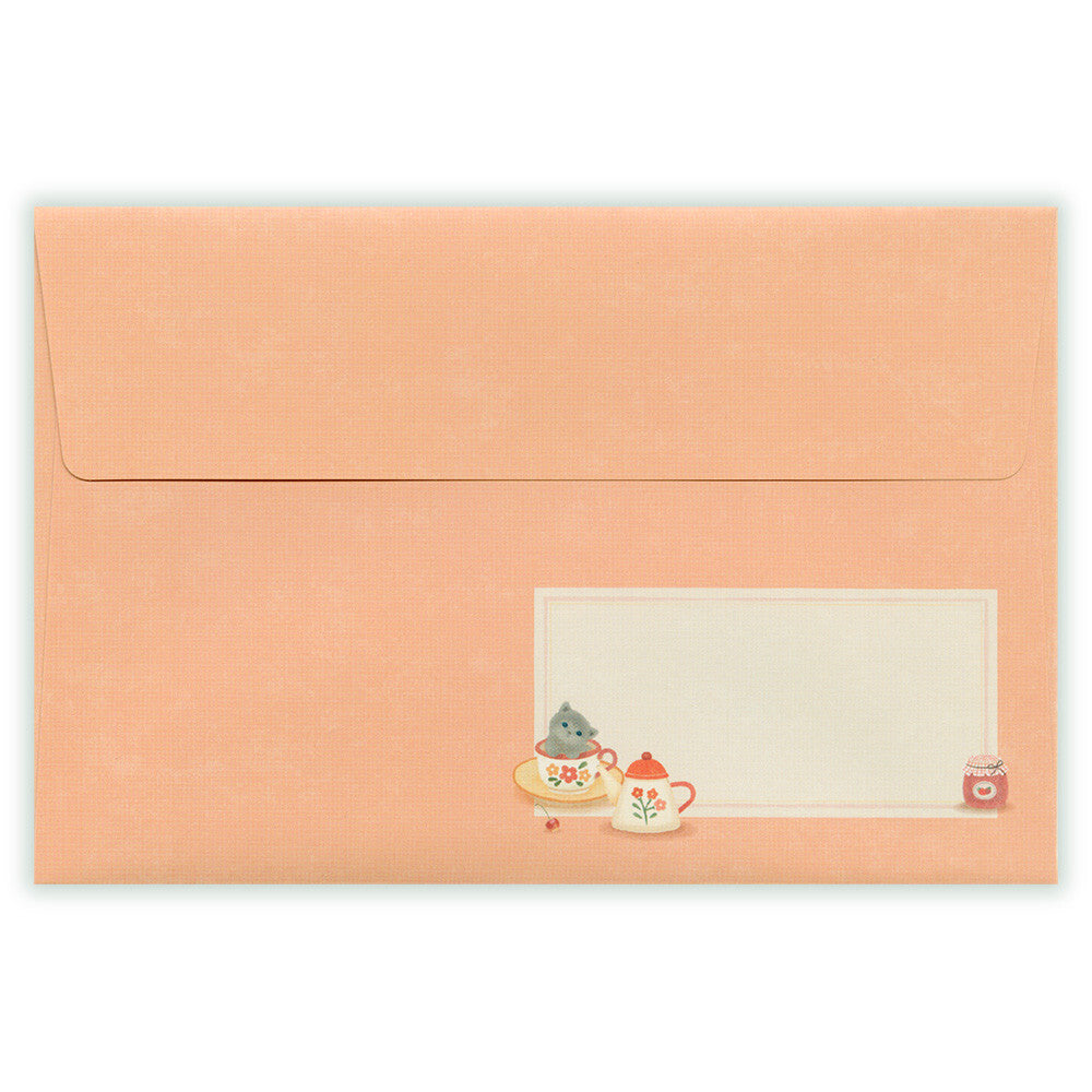 Mattari Cozy Places Animals Japanese Writing Paper Mini Letter Set