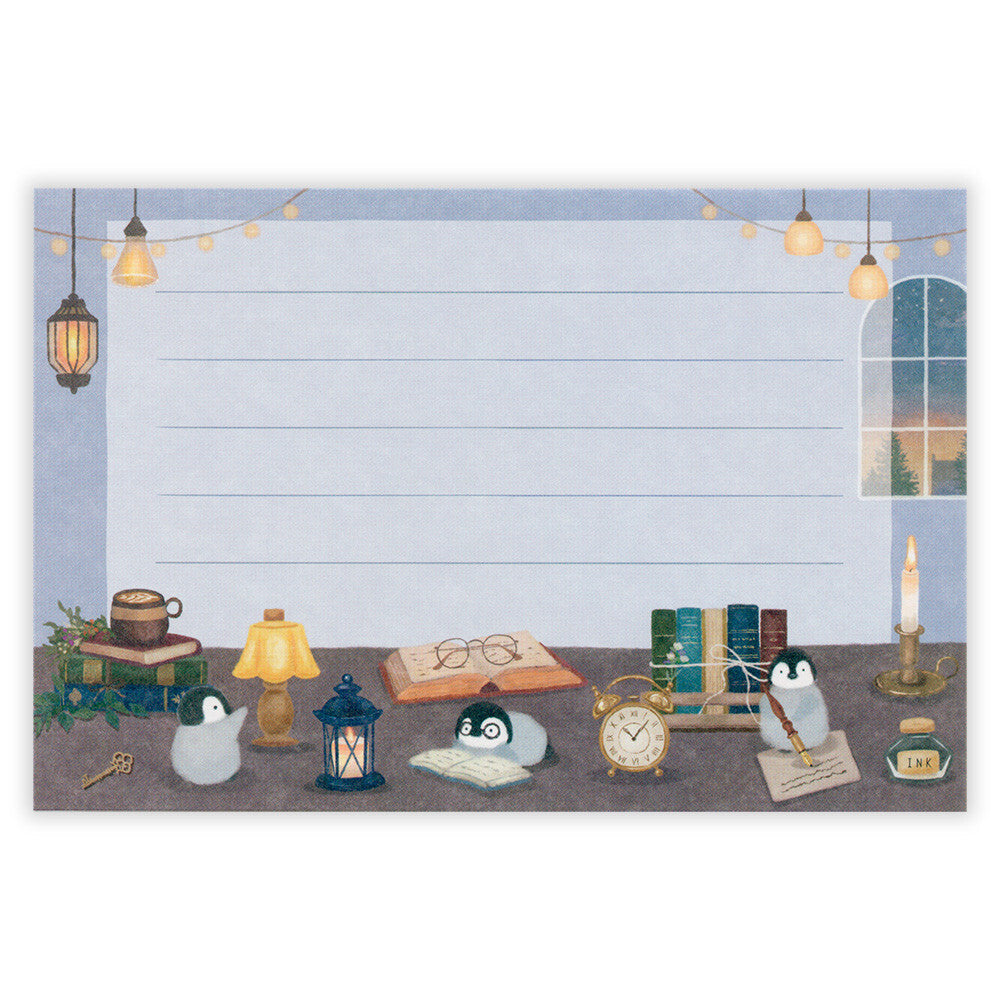Mattari Cozy Places Animals Japanese Writing Paper Mini Letter Set