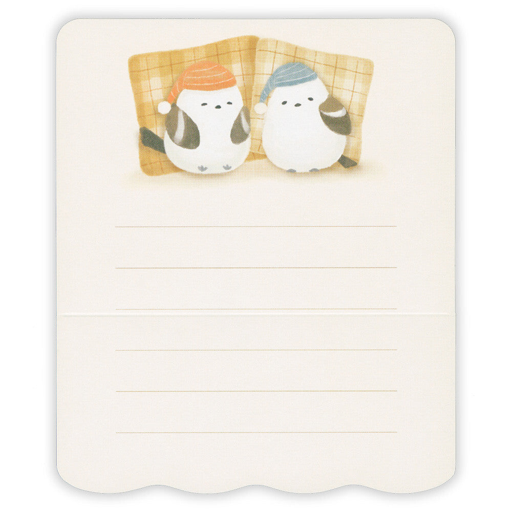 Mattari Bedtime Animals Japanese Writing Paper Mini Letter Set