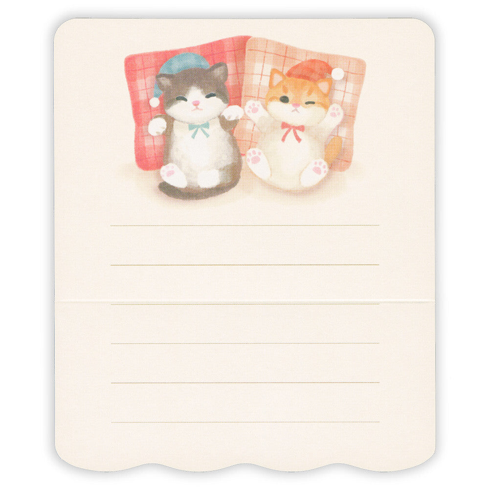 Mattari Bedtime Animals Japanese Writing Paper Mini Letter Set
