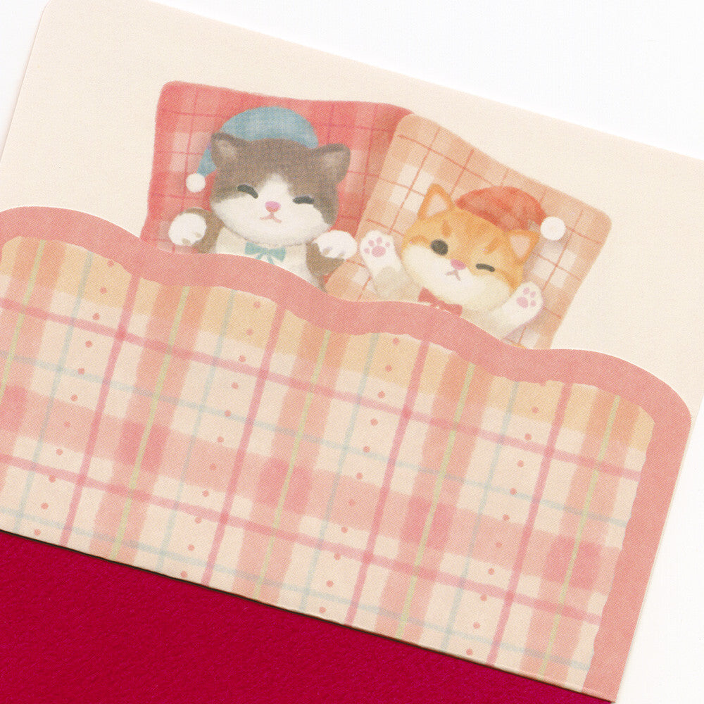 Mattari Bedtime Animals Japanese Writing Paper Mini Letter Set