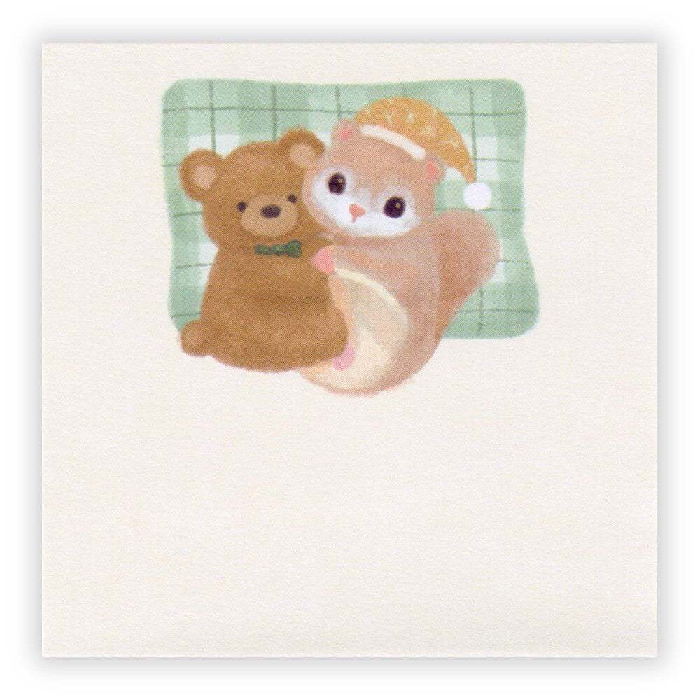 Mattari Animals Bedtime Sticky Notes - Japan