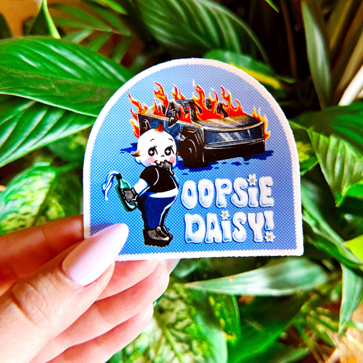 Oopsie Daisy! Vinyl Sticker