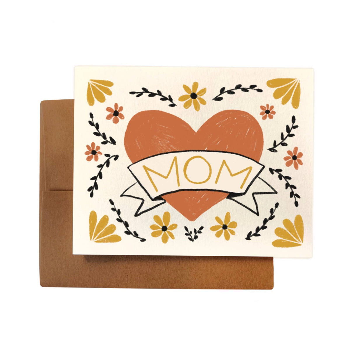 Mom Classic Heart Greeting Card