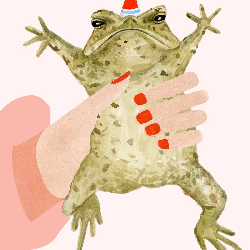 Toadally Awesome Birthday Greeting Card