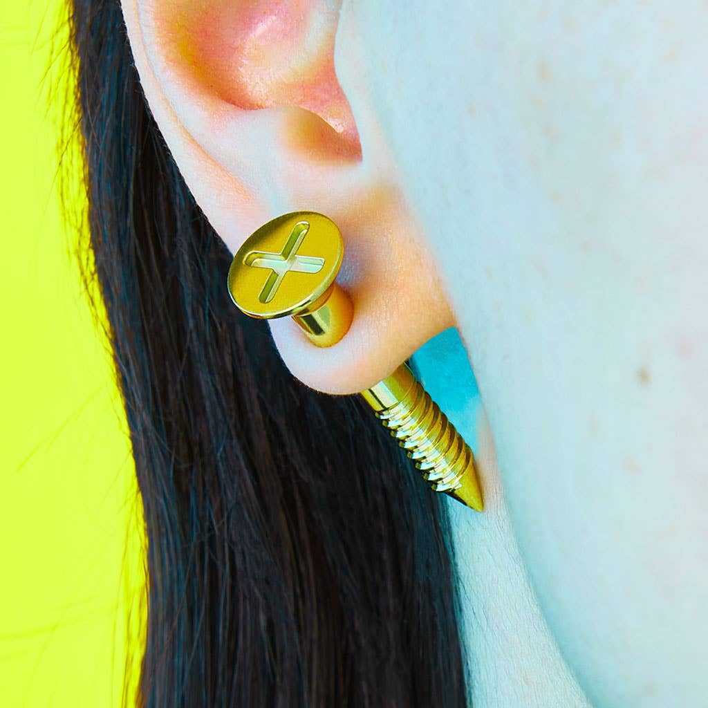 Screw Earring - Short