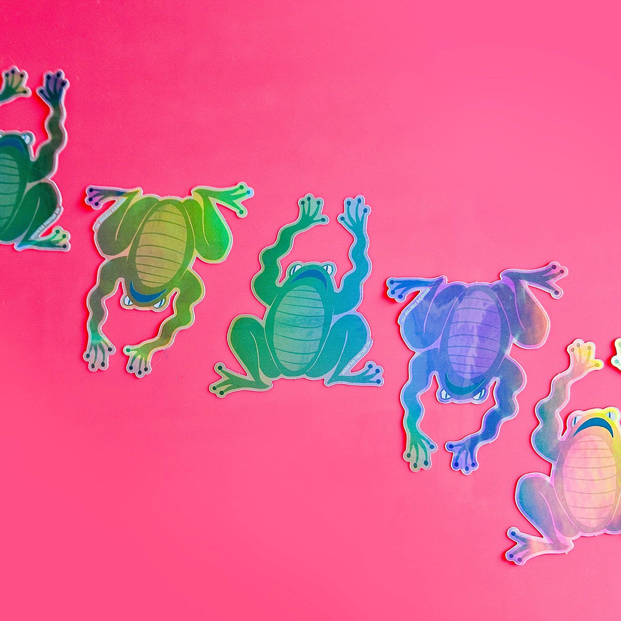 Panic Frog - Holographic Sticker