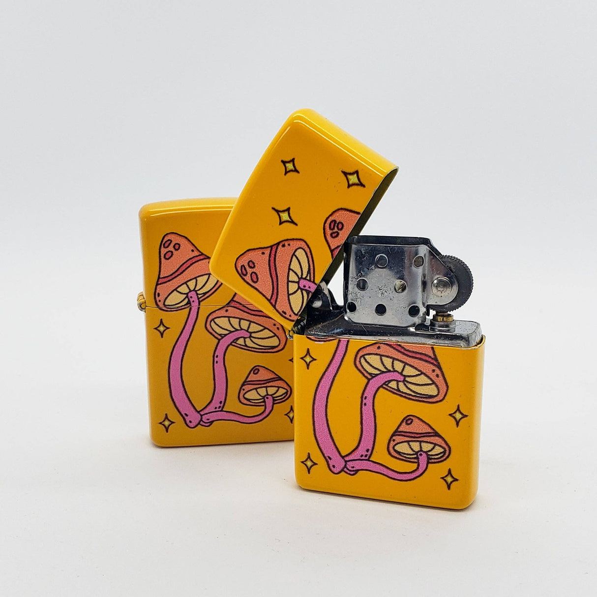 Trippy Mushroom Refillable Lighter