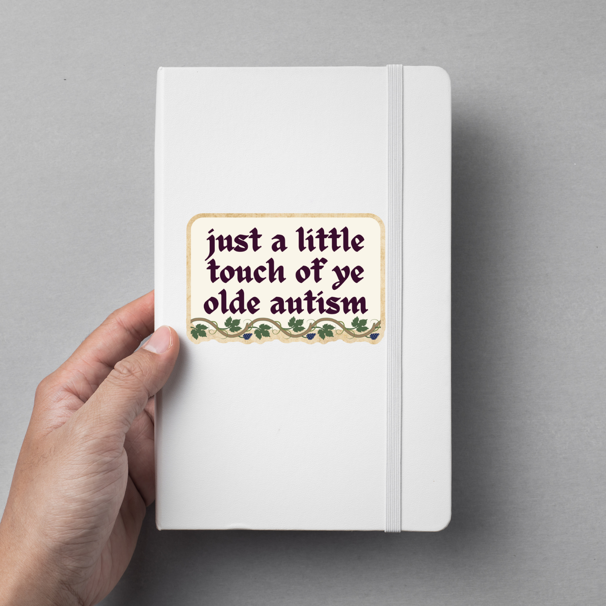 Ye Olde Autism Medieval Vinyl Sticker