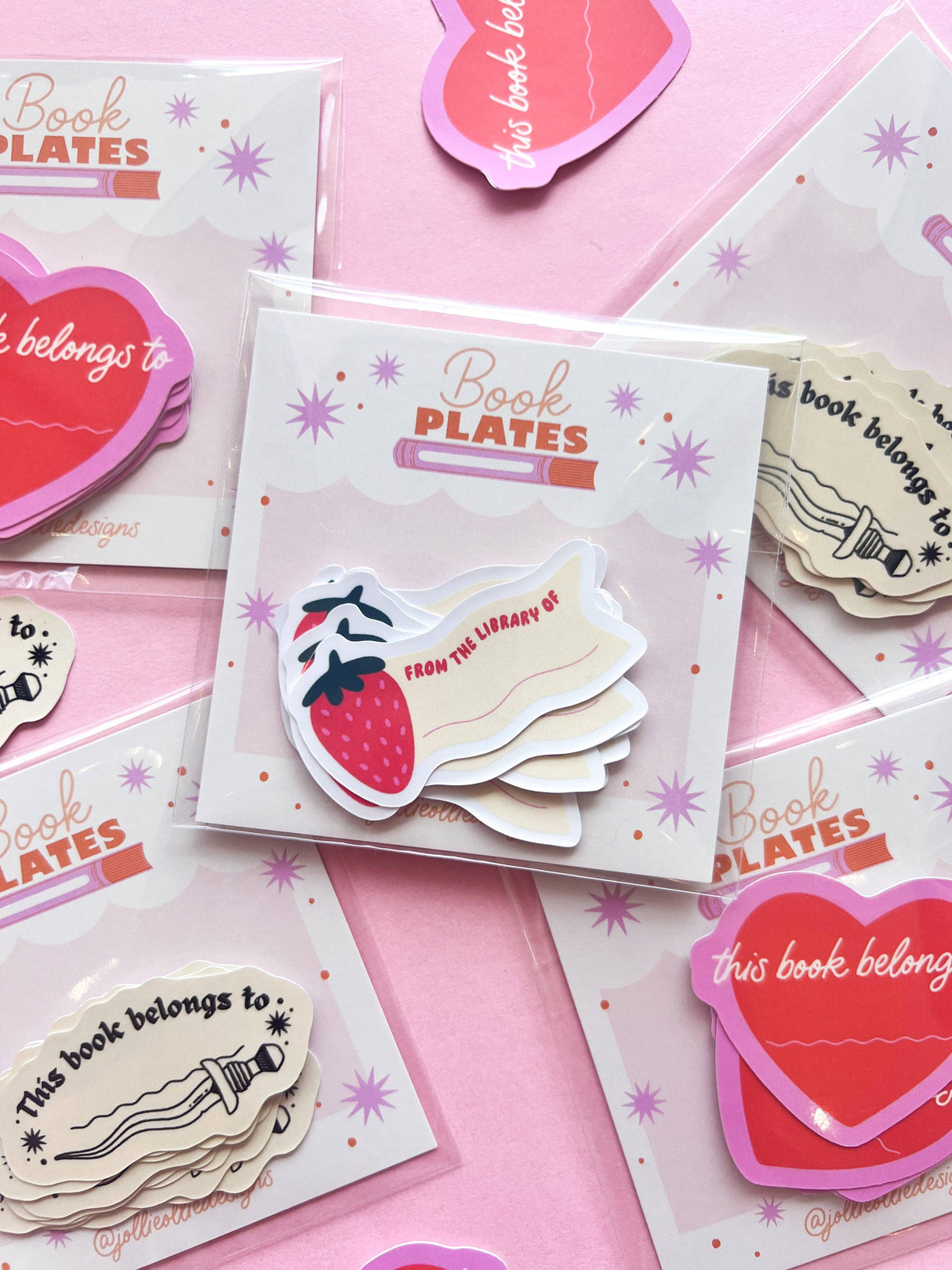 Book Plate Sticker Pack