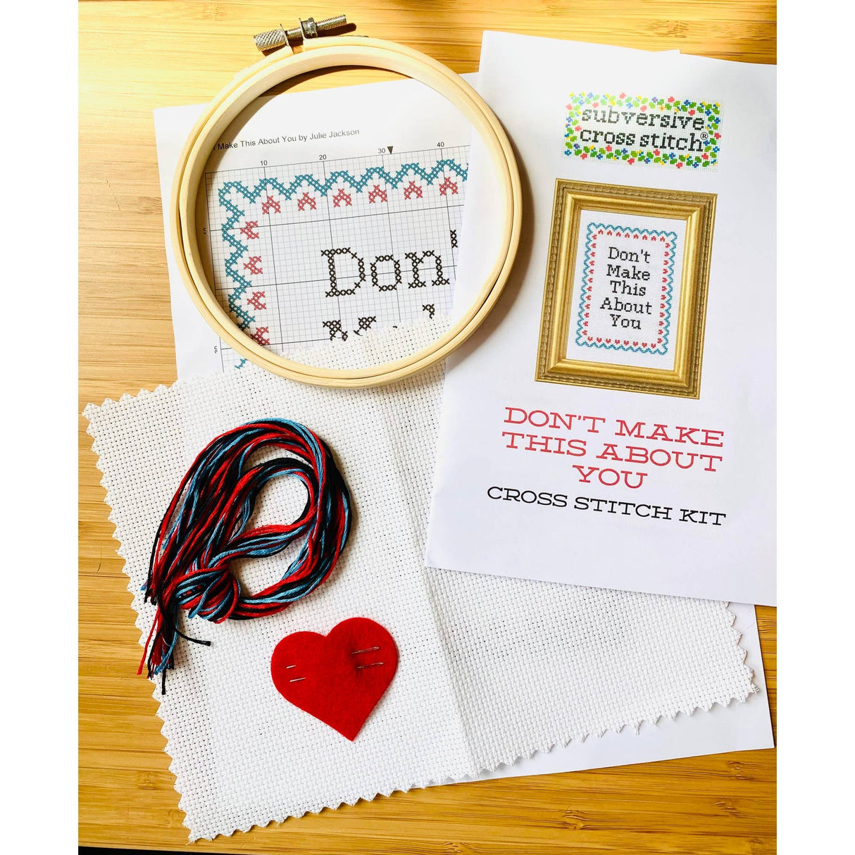 Please Don't Do Coke In The Bathroom Cross-Stitch Kit
