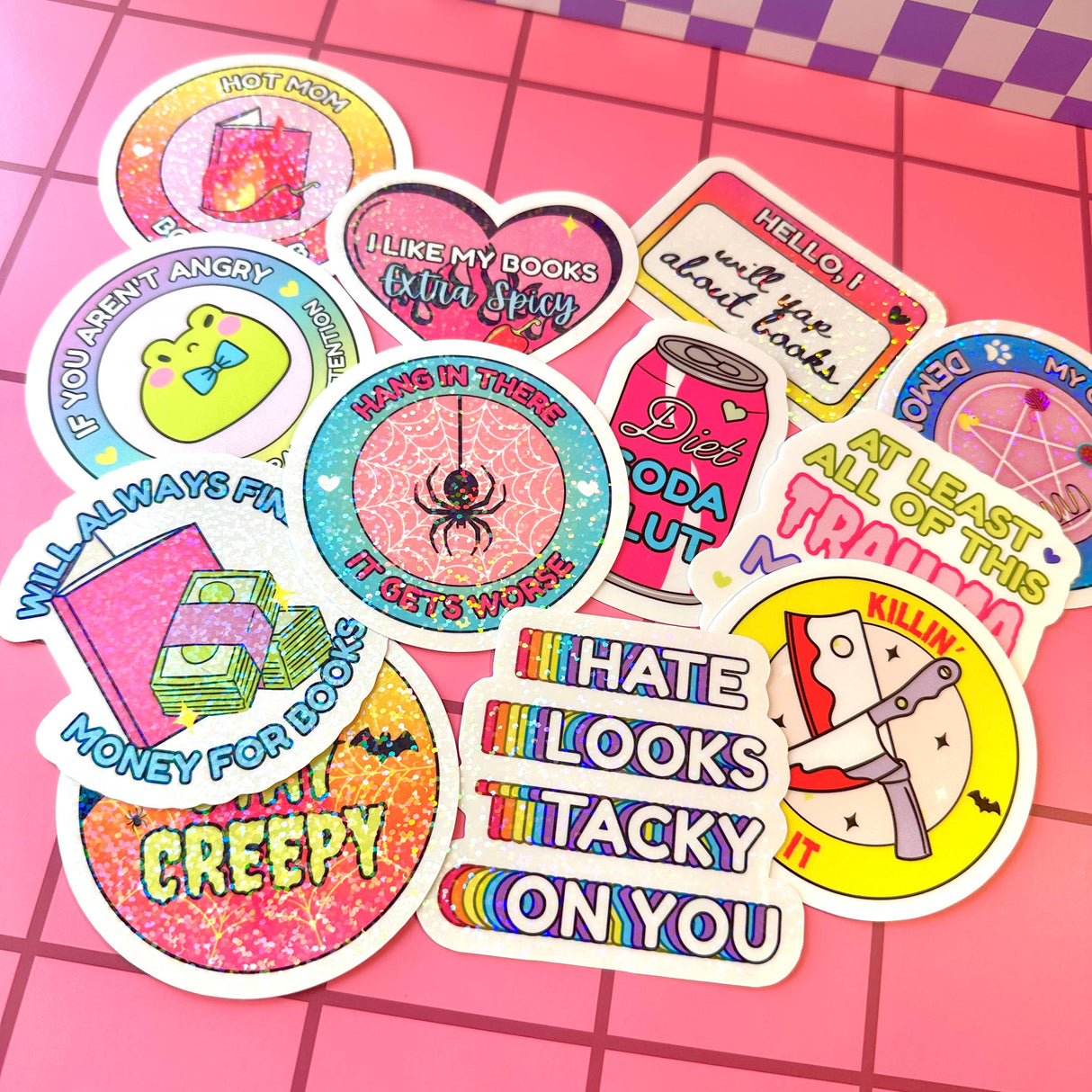 Funny Relatable Lactose Intolerant Waterproof Vinyl Sticker