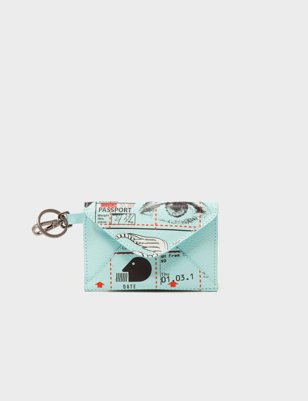 Fabian Acuatic Blue Leather Wallet - Kind Type Design