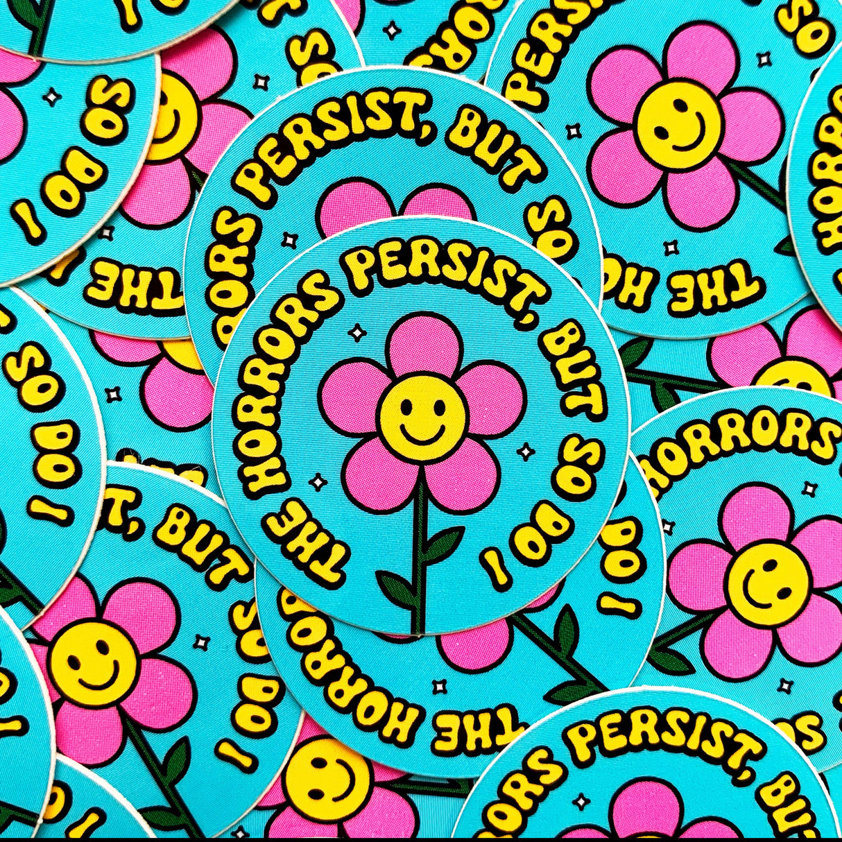 The Horrors Persist Mini Sticker